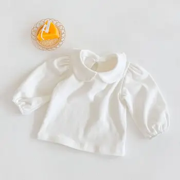 3ks Jeseň Detské Oblečenie Nastaviť Sladké Letné Baby Girl Remienky Tričko s Dlhým Rukávom Kvetinový Roztomilé Klobúk Novorodenca Oblečenie Oblečenie