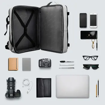 Nepremokavé pánske Cestovná Taška Fit 18 Palcový Notebook Batohy USB Multifunkčný Batoh, Veľká Kapacita Späť Pack Muž Mochila Tašky