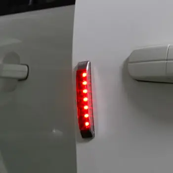 Protizrážkové Auto-styling Auto Atmosféru Svetla Dvere Auta Osvetlenie, Solárne LED Blikajúce Lampa LED Výstražné Lampy Motion Control