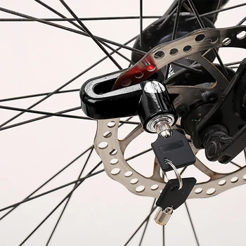 1PC Anti-theft Zámok Elektrický Skúter Kolesá, Kotúčové Brzdy Zámok s Oceľový Drôt Cyklistické Požičovňa horských bicyklov disku zámok