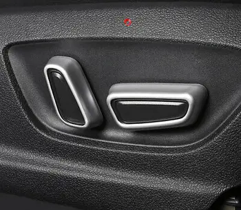 ABS Matný Vnútorné Auto Sedadla Tlačidlo Krytu Výbava 6pcs Pre Toyota RAV4 19-20