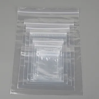 100ks/veľa Transparentné Samostatne Tesniaci Zip Zip Lock Reclosable Plastové Poly Jasné, Tašky Na Balenie Šperkov DIY Zásob