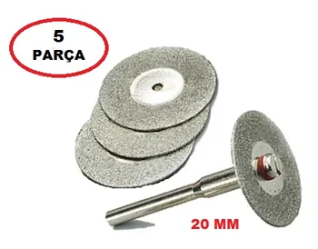 NiPower Rytie Špirála Mini Brúska Diamantové Rezanie Disku 20 mm 5 Ks