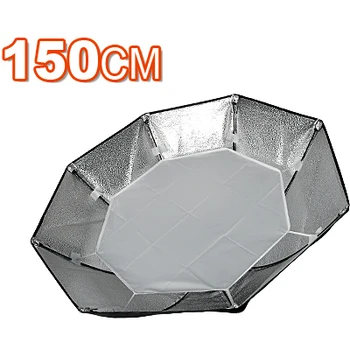 150 CM Octagon Softbox Paraple Reflektor Speedlite Studio 85X23X6CM Vysokej Kvality SBO150