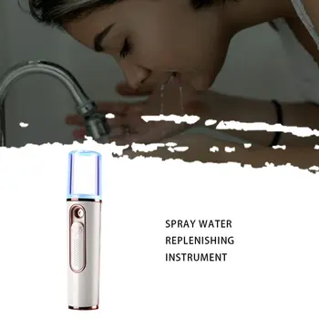 Nabíjanie pomocou pripojenia USB vodomeru vo Vode tvár Mini tvár zvlhčovač Letné Hot Hydratačný Sprej Hydratačný Nástroja