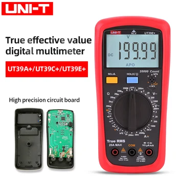 JEDNOTKA UT39E+ AC/DC 20A 1000V vreckový digitálny multimeter automatické rozsah true RMS hodnota UT39A+ UT39C+
