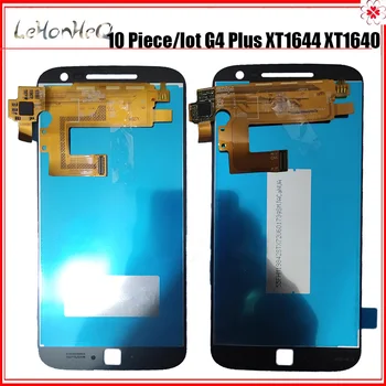 10 Ks/veľa LCD Na Motorola Moto G4 Plus XT1644 XT1640 Displej lcd Displej nahradenie pre Motorola G4 Plus XT1641 XT1625 lcd