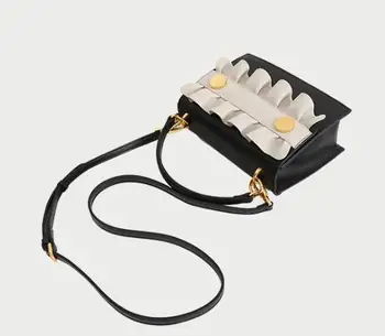 Joyloading Originálne Kožené Módne Ženy Skladaný čipky Tote Luxusné Kabelky Crossbody Tašky