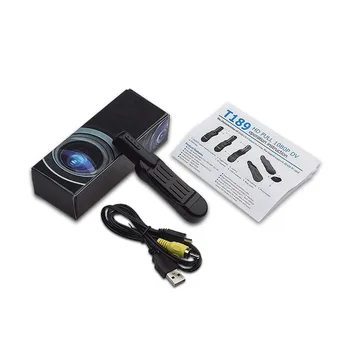 Nahrávanie HD Videa Foto Záznamník Fotoaparát Monitor Walkman Mini Kamera Bezpečnostná Kamera