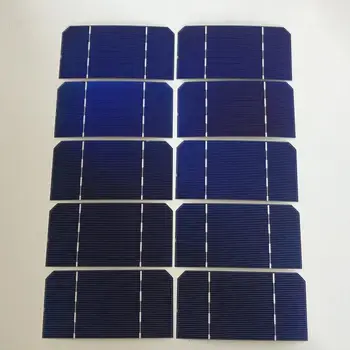 ALLMEJORES 25pcs 125 mm*62.5 mm Monocrysatlline Solárne 1.4 W 0.5 V Pre diy Solar panel Dať Dosť Kartu drôt prepojovacia drôt zadarmo