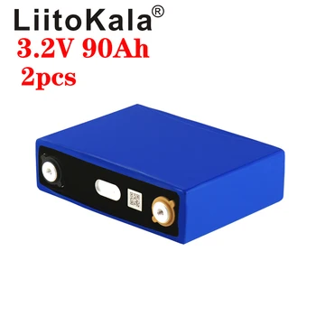 2 ks LiitoKala 3.2 v 90Ah LifePo4 batérie, lítiové 270A 3C vysokým odvodom pre diy 12V 24V solárny Invertor elektrické vozidlo golf košíka