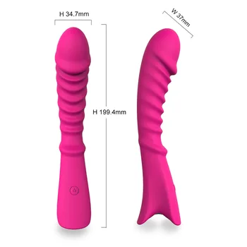 Silikónové G-spot Vibrátor pre Ženy, Dospelých, Sexuálne Hračky,nepremokavé Ženská Masturbácia masturbator Fialová/ Pink 001