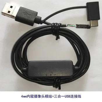 USB4mm Ultra-short HD 1 Milión Pixelov Endoskopická Kamera Modul (OV9734 Zdravotnícky Priemysel)