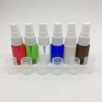 Doprava zadarmo 100ks/lot 10 ml PET hmlu fľaše, prázdne plastové malú fľaštičku s 6 rôzne farby