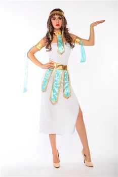 Kleopatra, Egyptská Kostým Sexy Gréckej Bohyne Kostýmy Pre Dospelých Halloween Kostýmy Kráľovná Kostým Súťaž: Cosplay Party Šaty Hra Jednotné