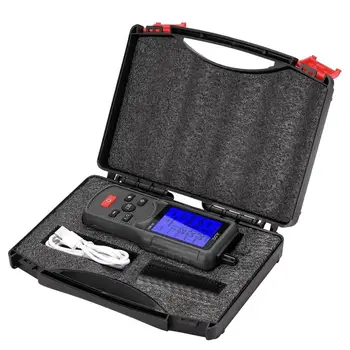 Kvalita ovzdušia Tester detektorov CO2 TVOC Meter detektor teplota a vlhkosť monitor Merací Prístroj s batéria, USB kábel
