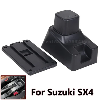 Pre Suzuki SX4 opierkou box univerzálne centrálne Ukladanie obsahu box produkty príslušenstvo S USB rozhraním