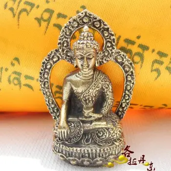 Nepál čistej medi Shakya Muni malý Buddha /vykonávať Buddha, Buddha Šakjamúni vrecko/ 5 socha 5in 1