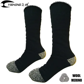 Findcool Mužov Merino Vlny Lyžovanie Ponožky Vysokej Kvality Full Odpruženie Terry Super Hrubé Teplé Vonkajšie Športové Ponožky