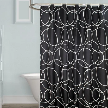 Umývateľný Kúpeľni Sprchový záves Záves Polyester Kúpeľňa Sn Domáce Dekorácie 180X180cm