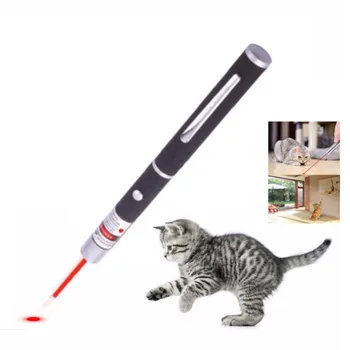 3ks Zábavné Pet LED Laser Cat Hračka Laser Cat Hračka Ukazovateľ Svetelné Pero Interaktívne Hračka S Jasnými Animácie Myši Tieň Zvieraťa Hračky-
