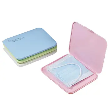 Jednorázové masky vlhkosti-doklad, prenosný úložný box PP silver ion dezinfekcia prenosné maska rack skladovanie taška make-up organizátor