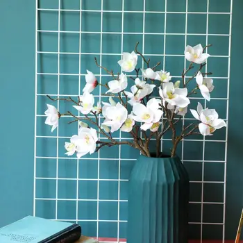 Umelé Kvety Magnólie Simulácia Kvet Pre Svadobné Party Záhrada Domov Stôl Office Dekorácie
