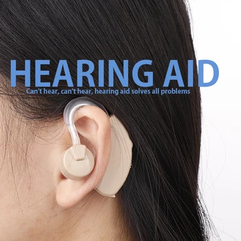 Načúvacie prístroje Mini Za Ucho Najlepší Zvuk Hlasu Zosilňovač Nastaviteľný Tón, Digitálne sluchadla, pre Seniorov