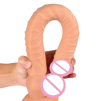41 cm Super Dlhé umelé penisy pre Ženy Análny Vibrátor Realistického prísavky Dildo Dospelých, Lesbický Sex, Hračky Dlhý Zadok Plug G-spot Penis