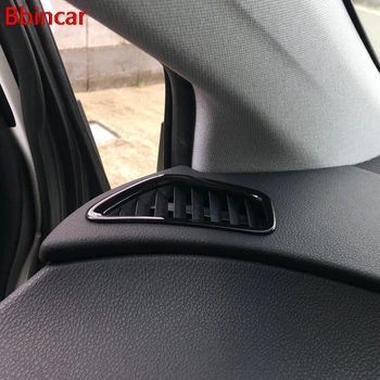 Bbincar ABS Matný Predné Horné Klimatizácia Zásuvky AC Otvor Kryt Trim Vnútorné Auto Styling 2 ks Pre Toyota Prius XW50 2016 2017