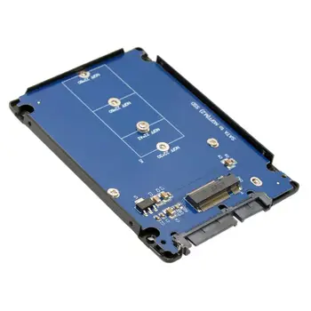 Xiwai B+M Tlačidlo Zásuvka 2 M. 2 NGFF (SATA) SSD 2,5 SATA Karty Adaptéra Adaptér s Black
