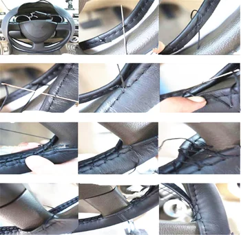 Auto diely volant, kryt DIY38 cm vlákno, ručné šitie pre Honda FCX Brio 3R-C Skydeck P-MATICA Legenda