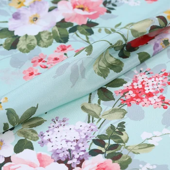 114 cm digitálna tlač hodvábny krep de Chine textílie lete hodváb oblečenie šaty cheongsam textílie prírodný hodváb veľkoobchod