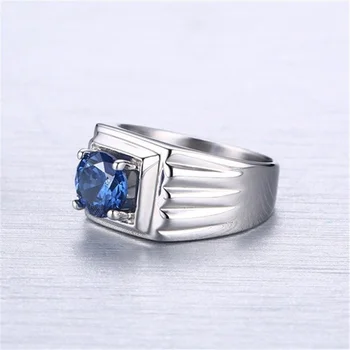 Nové Trendy Českého Blue Crystal Vykladané Krúžok Žien Krúžok Rakúskej Drahokamu Intarzované a Kovový Krúžok Príslušenstvo Strana Šperky