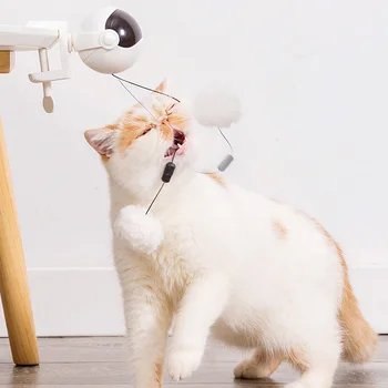 Smart Pet Hračka Teaser Stimulujúca Hračka Pre Mačky Automatické Zdvíhanie Jar Rod Yo-Yo Zdvíhacie Loptu Vtipné Mačku Loptu Interaktívne Puzzle