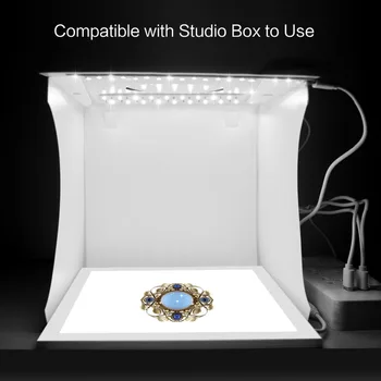 PULUZ Mini 22.5 LED Fotografie Shadowless Spodnej Svetlo Lampy Panel Pad Photo Studio Softbox Spodnej Svetlo pre 20cm lightboxs