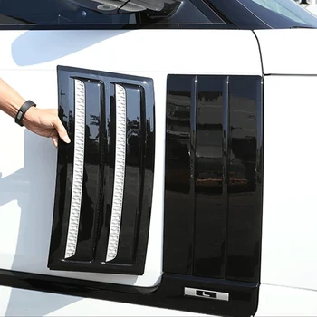 Black Silver ABS Auto Bočné Dvere, Vetracie Otvory Auta Výbava Pre Vogue SVO roky 2013-2018 rok Bočné Dvere, Blatník Auto Príslušenstvo