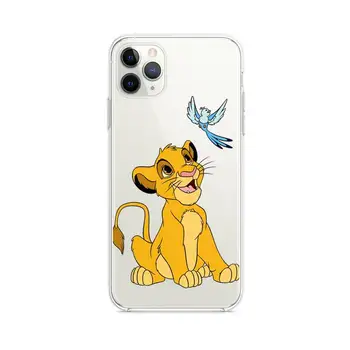 Hakuna Matata Lion King Simba Timon Telefón Prípade Jasne Pre iphone 12 11 Pro Max Mini XS Max 8 7 6 6 Plus X 5S SE 2020 XR kryt