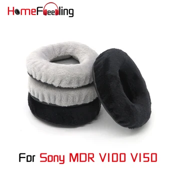 Homefeeling Uší vhodné pre Sony MDR V100 V150 Slúchadlá Velúrové Ušné Vankúšiky Náhradné