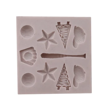 Silikónové 3D Čokoláda Plesne Golfové Vybavenie Tortu Formy Cake Decoration Fondant Pečenie DIY Tortu Domáce Náradie