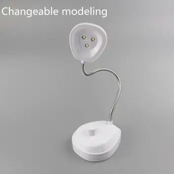 LED Flexibilné Ochrana Očí stolná Lampa s Nastaviteľným Tlačidlo pre Nočné Čítanie Batérie Štýl