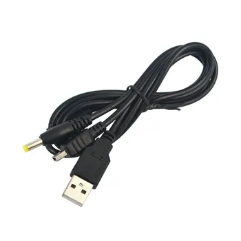 Kebidumei Kvalitné hry, príslušenstvo 2 v 1, USB Dátový Kábel + Nabíjačka, Kábel Kábel Pre PSP 2000 3000 napájací kábel