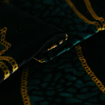 Vytlačené velvet textílie prikryť hodvábny zamat textílie mäkké jemné zlaté velvet oblečenie cheongsam hodvábna tkanina veľkoobchod hodvábnej látky