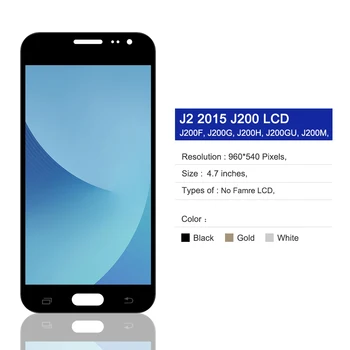 J200 Original LCD Samsung Galaxy J2 J200 J200F J200H LCD Displej Dotykový Displej Digitalizátorom. Montáž Náhradné