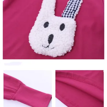 Dievčenské Bunny Obleky Dlhé Rukávy Kabáta, Topy+nohavice Bavlnené Oblečenie pre Deti, Oblečenie Súprav detské Oblečenie pre Jar Jeseň vo Veku 4-12