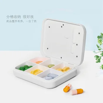 Inteligentný pripomienka načasovanie domácnosti, malé medicíny okno prenosné obaly plastové úložný box elektronická medicína box