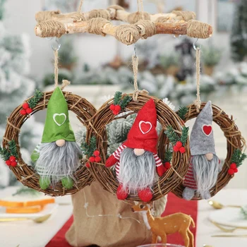 Ručné Švédska ,Plyšové Hnedé Tomte Škandinávskych Tomte Vianočné Dekorácie Dovolenku Predstavuje