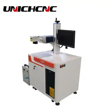 UNICHCNC UV žiarenie ultrafialové laserové značenie stroj 3w 5w pre plasty, káble, drôty gumy