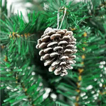 Nové 9PCS Hot Predaj 3-4cm Strom Vianočné Závesné Gule, Borovicové Šišky Party Dekorácie Ozdoba Interiéru Pre Domáce Vianočné Dodávky