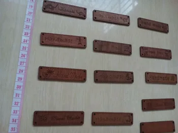 Náhodne zmiešané 50pcs Retro drevené oblečenie ručné označenie botones de madera